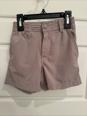 Burlebo Kids Elastic-Waist Shorts in khaki